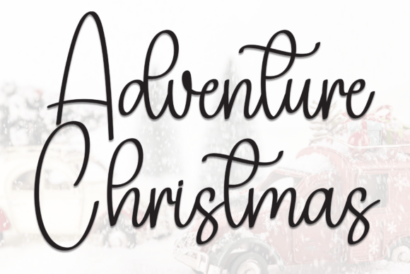 Adventure Christmas: A Font Designed for Editorial Warmth