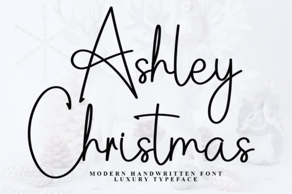Ashley Christmas: An Elegant Script Font for Modern Web Design