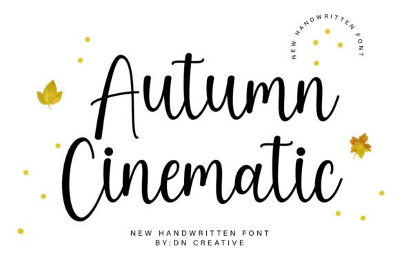 Autumn Cinematic: A Font That Elevates Your Brand Story