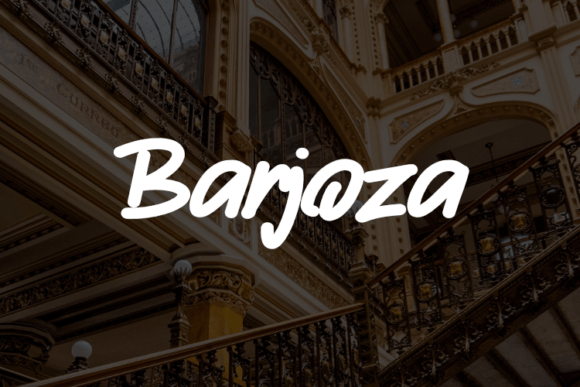 Barjoza: A Dynamic Script Font for Modern Web Design