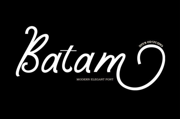 Batam Script Font: A Craft Maker's Essential Tool