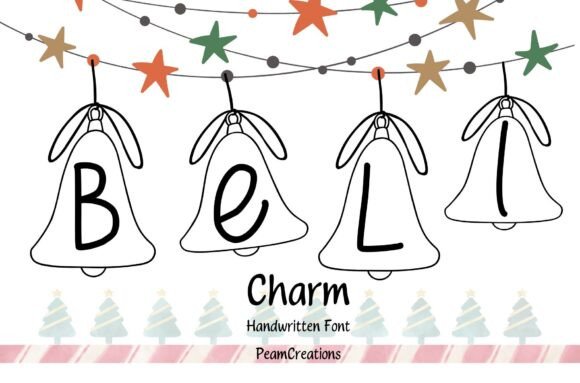 Bell Charm: A Festive Handwritten Font for Your Business Brand