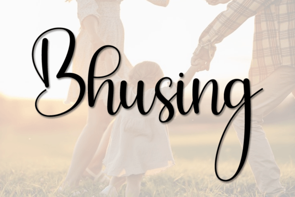 Bhusing: The Handwritten Script Font for Editorial Expression