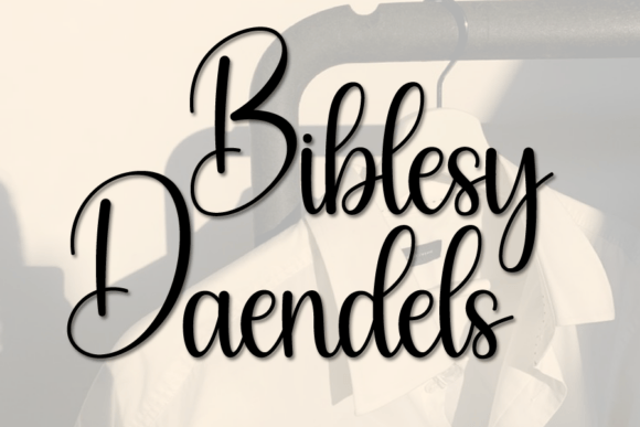 Biblesy Daendels: A Font for Editorial Atmosphere