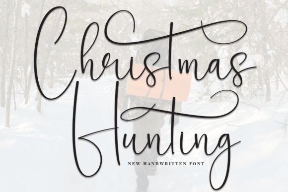 Christmas Hunting: A Gentle Script Font for Modern Web Design