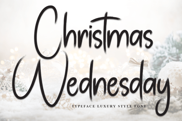 Christmas Wednesday: A Whimsical Handwritten Font for Editorial Design