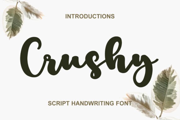 Crushy: The Handwritten Font That Adds Elegance to Handmade Products