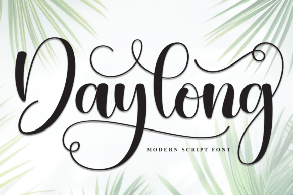 Daylong: A Script Font for Refined Editorial Design