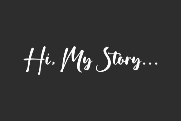 Hi My Story: A Typeface That Elevates Your Web Designs