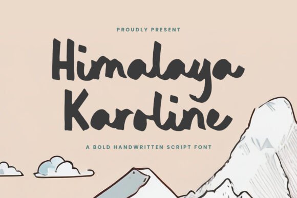 Himalaya Karoline: An Elegant Script Font for Crafters