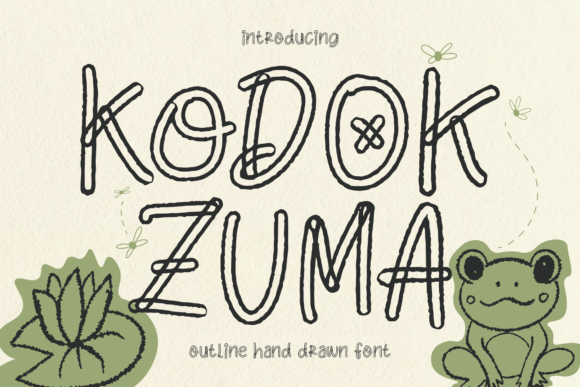 Kodok Zuma: A Playful Font for Digital Expression