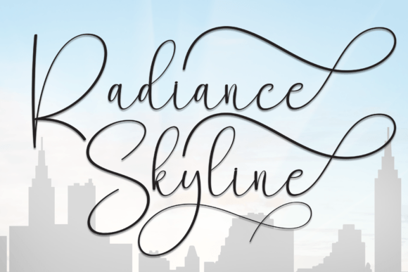 Radiance Skyline: A Professional Font for Your Growing Business