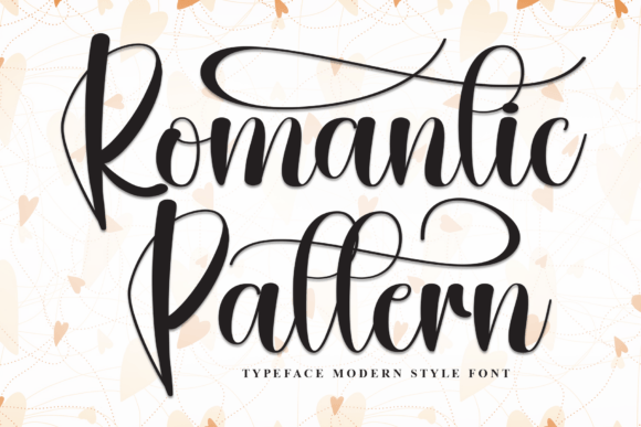 Romantic Pattern: A Script Font for Premium Visual Communication