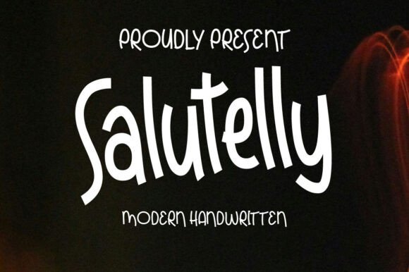 Saluetelly: A Modern Script Font for Web Design Projects