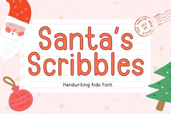 Santa's Scribbles: A Font That Makes Your Brand Feel Human