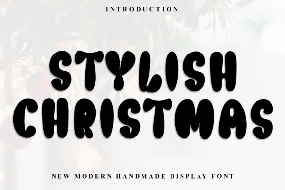 Stylish Christmas: A Font That Feels Like Handcrafted Magic