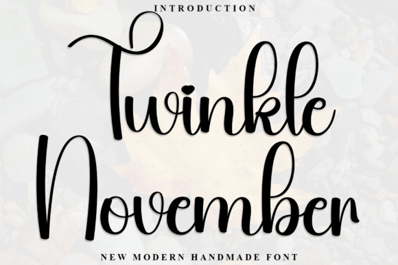 Twinkle November: A Warm Script Font for Editorial Mood