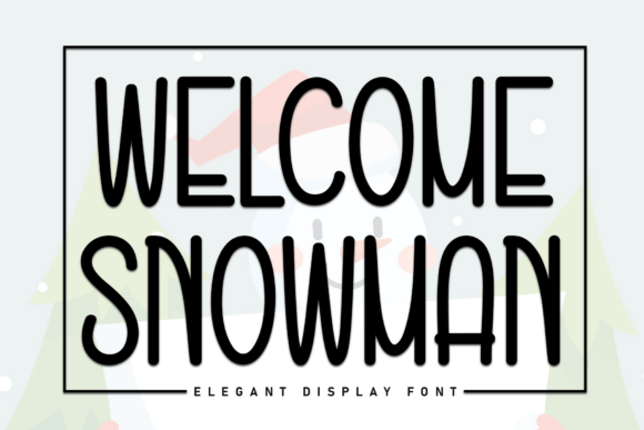 Welcome Snowman: A Bold Script Font for Playful Branding